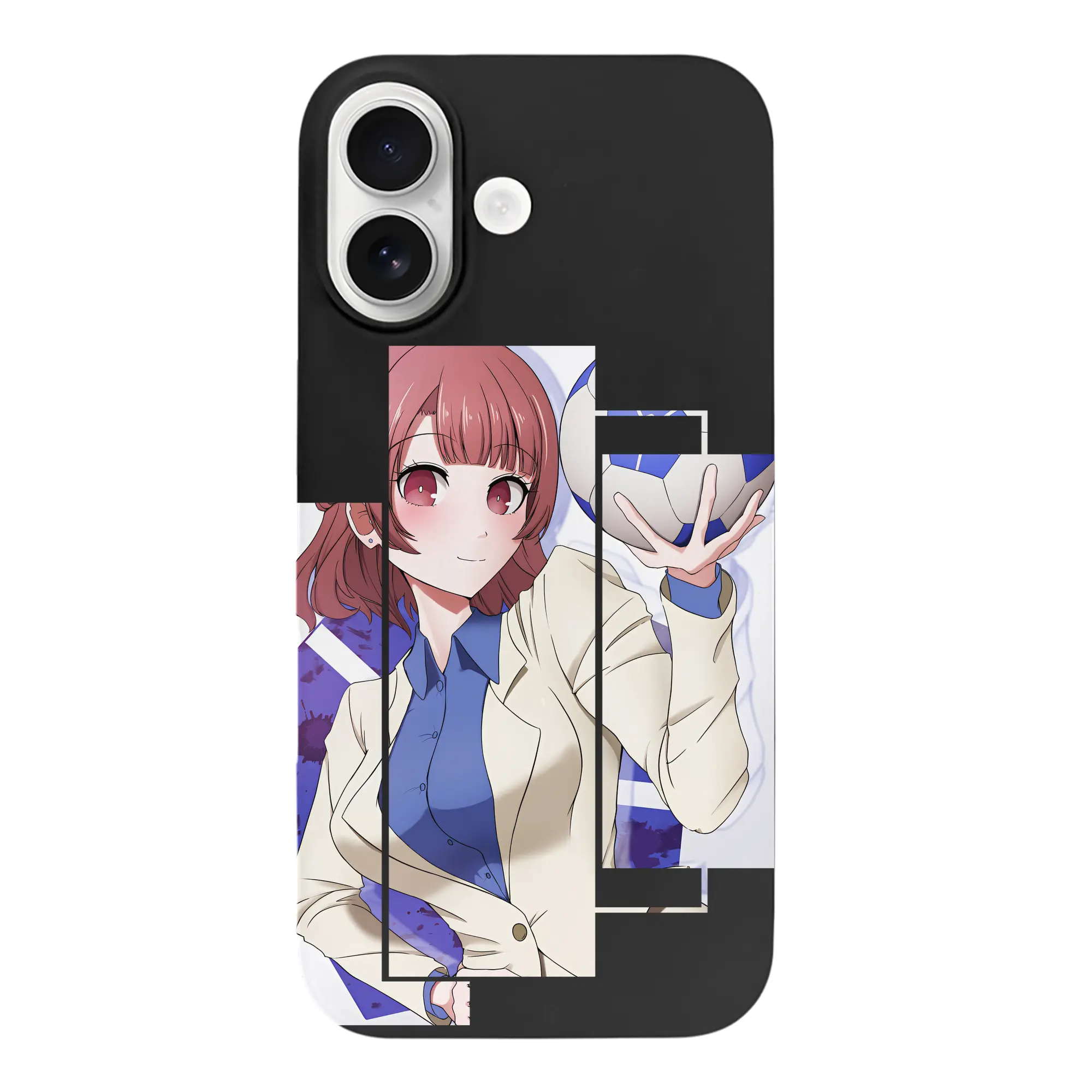 ブルーロック グッズ 帝襟 安里 - iPhone 17 シリーズ シリコンケース 薄型 耐衝撃 指紋防止 ソフトタッチカバー 精密フィット 傷防止 保護ケース iPhone 17/17 Air/17 Pro/17 Pro Max 対応